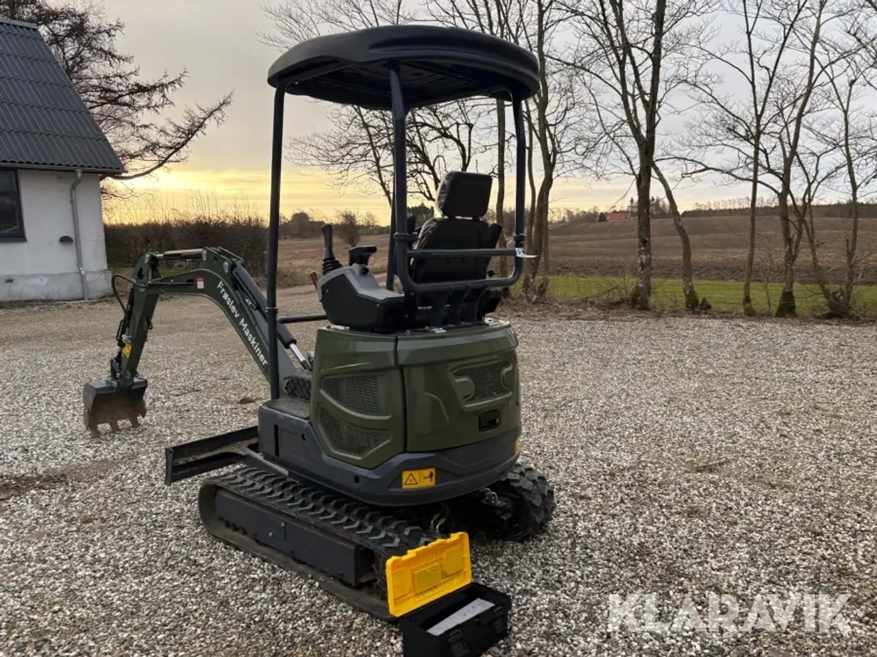 Billede 7 - Gravemaskine Cartiwell Cw-18 med fedtsprøjte