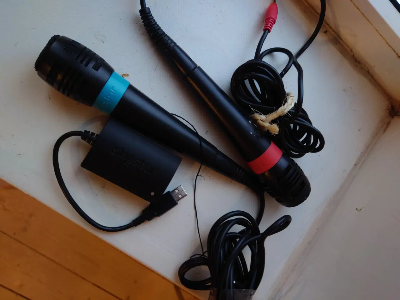 Billede 1 - Singstar mikrofoner med converter 