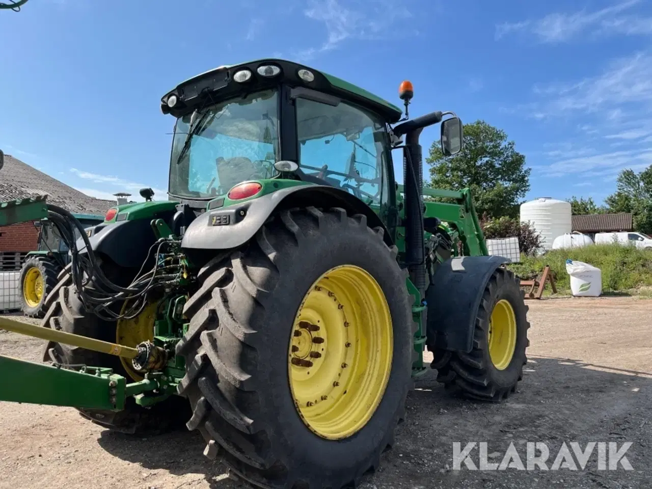 Billede 3 - Traktor John Deere 6150R med frontlæsser