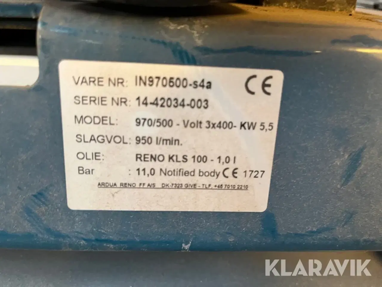 Billede 3 - Kompressorer F.F. / Reno 970/500
