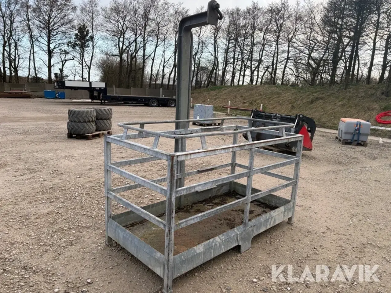 Billede 3 - Galvaniseret mandskabskurv Lehaka