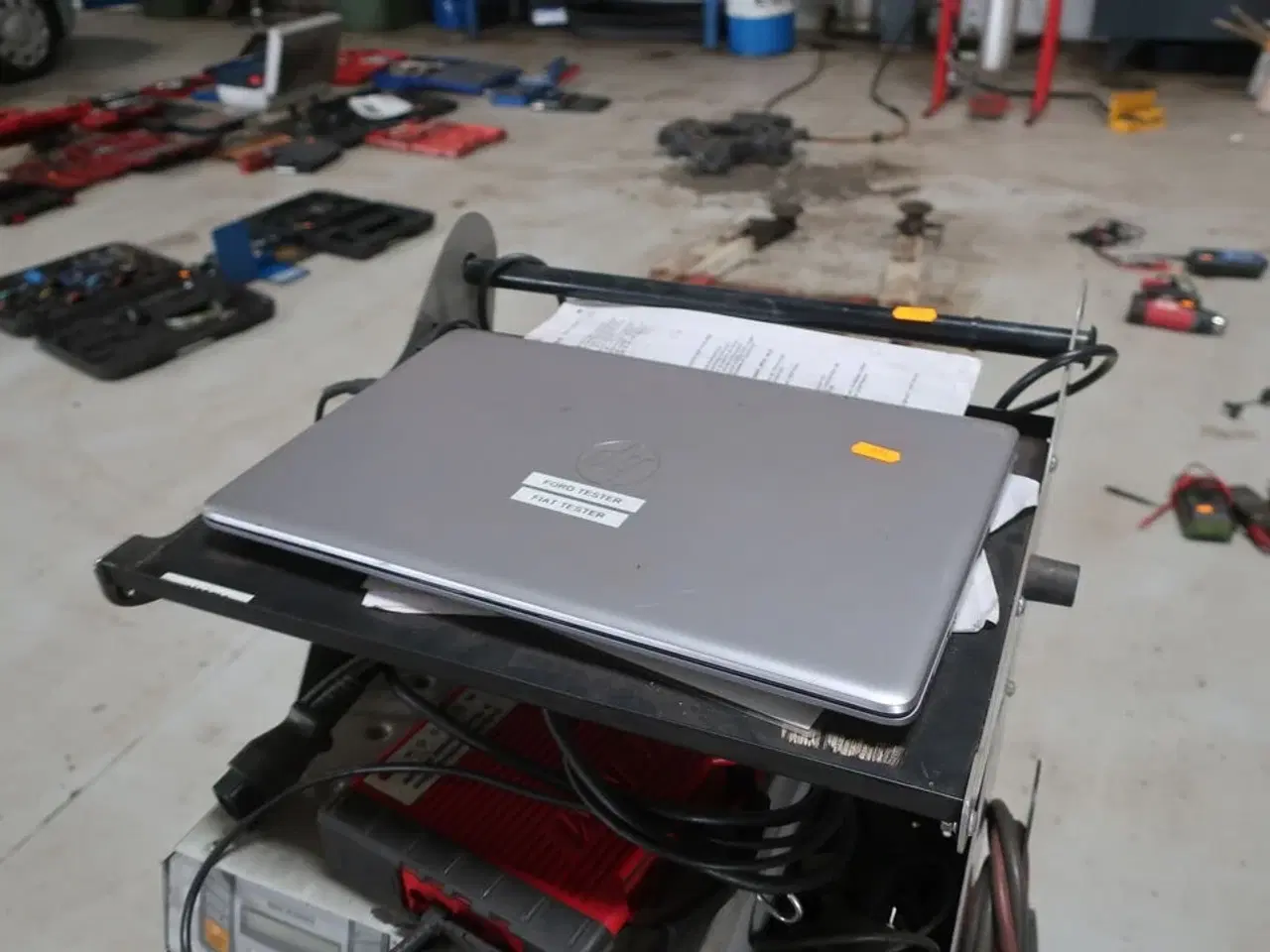 Billede 2 - Batteritester samt diagnosetester på vogn