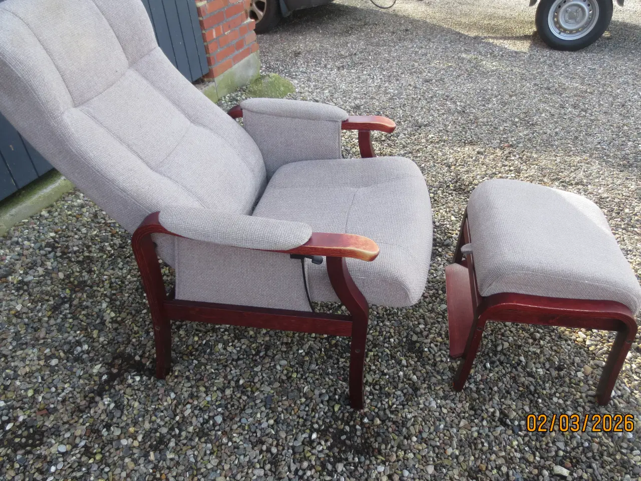 Billede 6 - 1 stk Nordic Easy Otiumlænestol