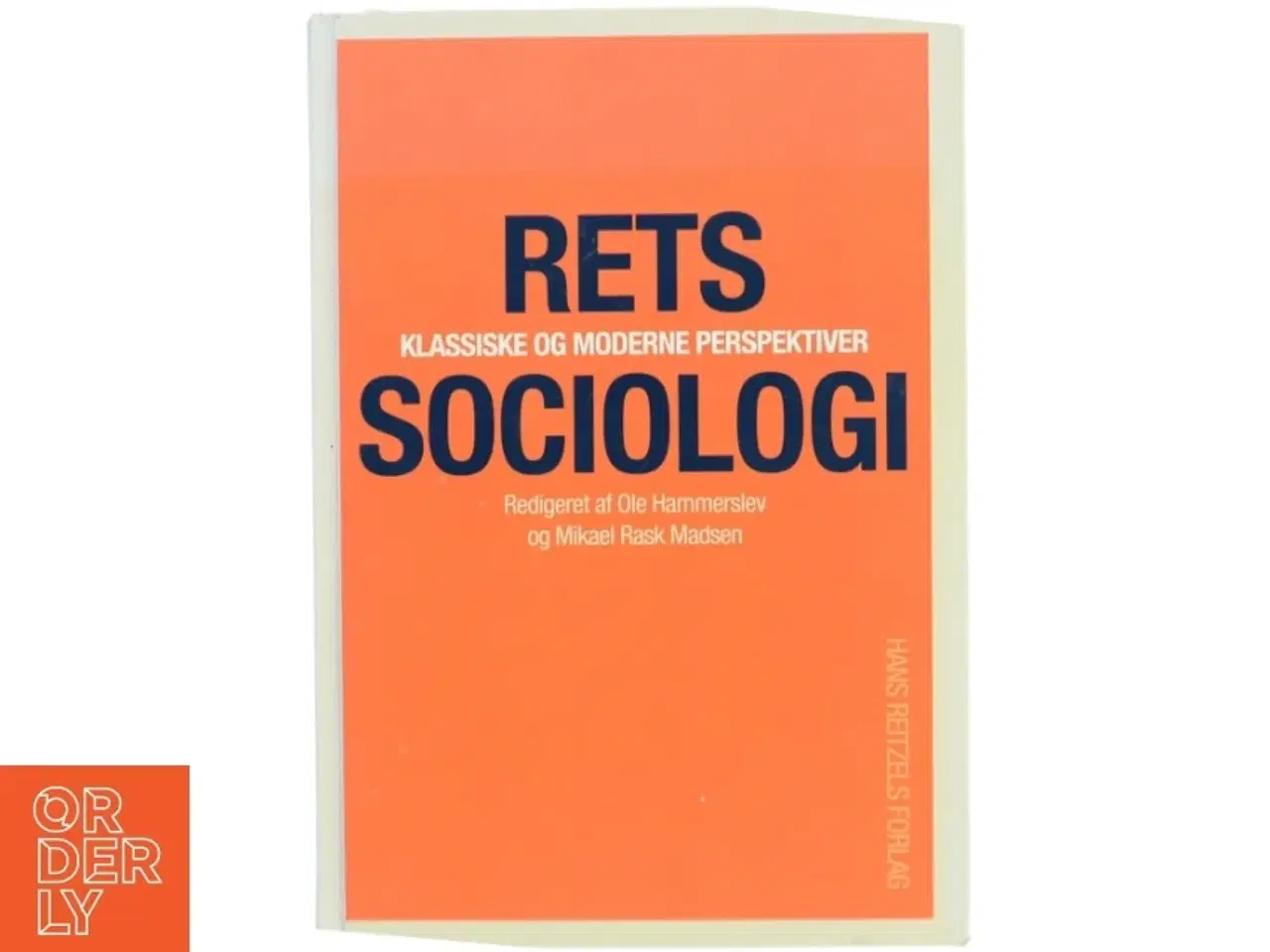Billede 1 - Retssociologi : klassiske og moderne perspektiver (Bog)