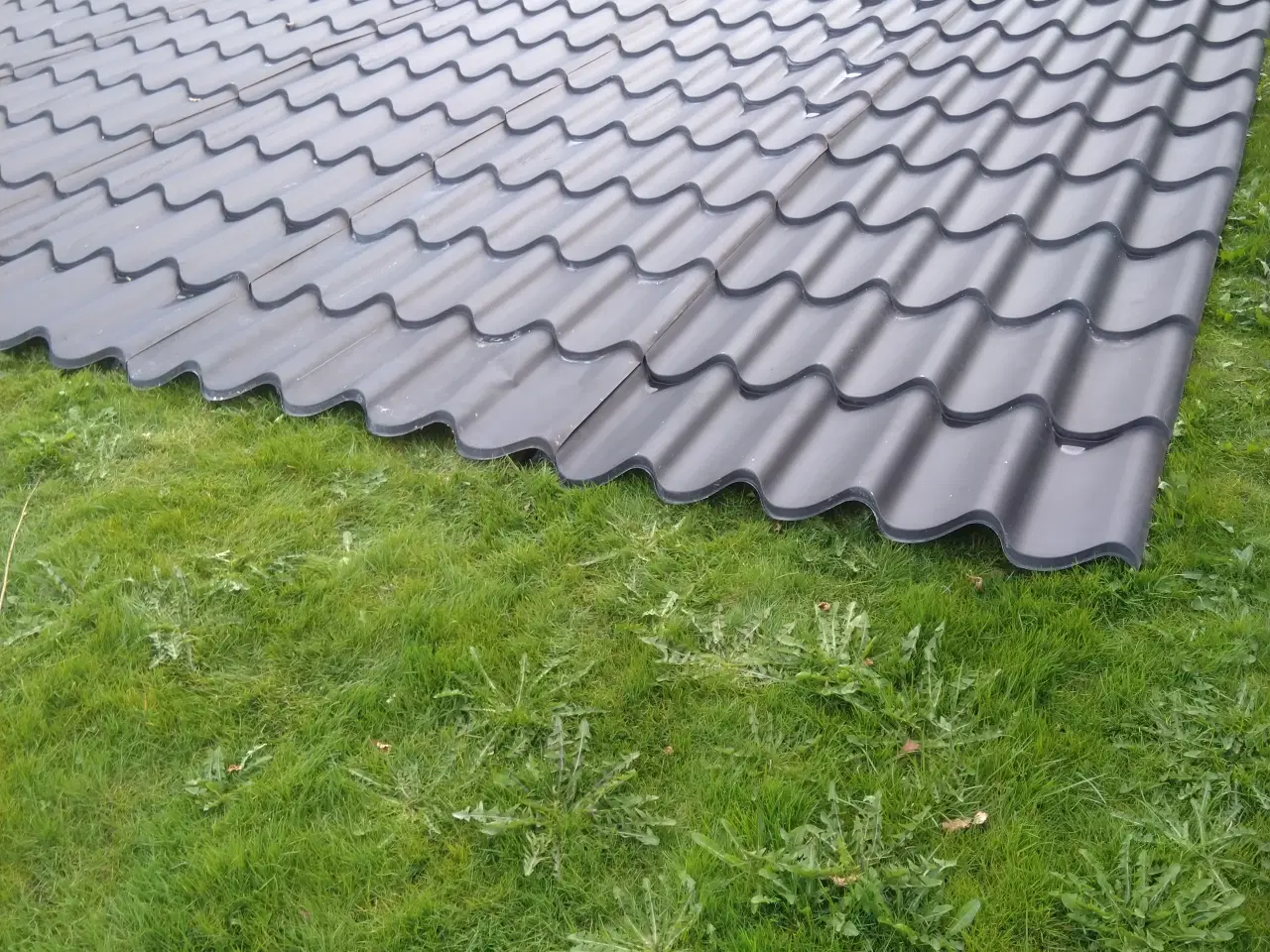 Billede 3 - Sorte ståltagplader