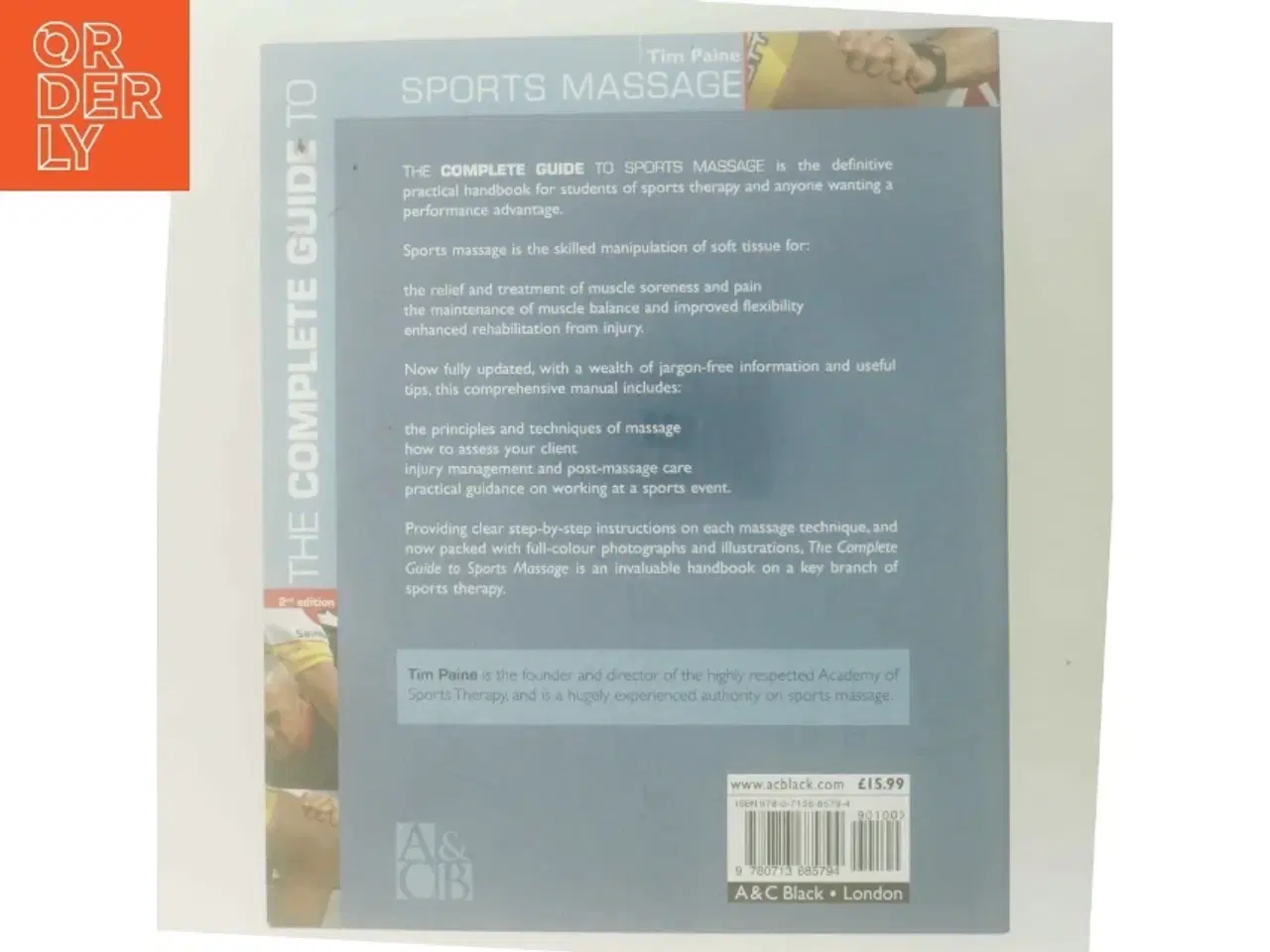 Billede 3 - The Complete Guide to Sports Massage af Tim Paine (Bog)