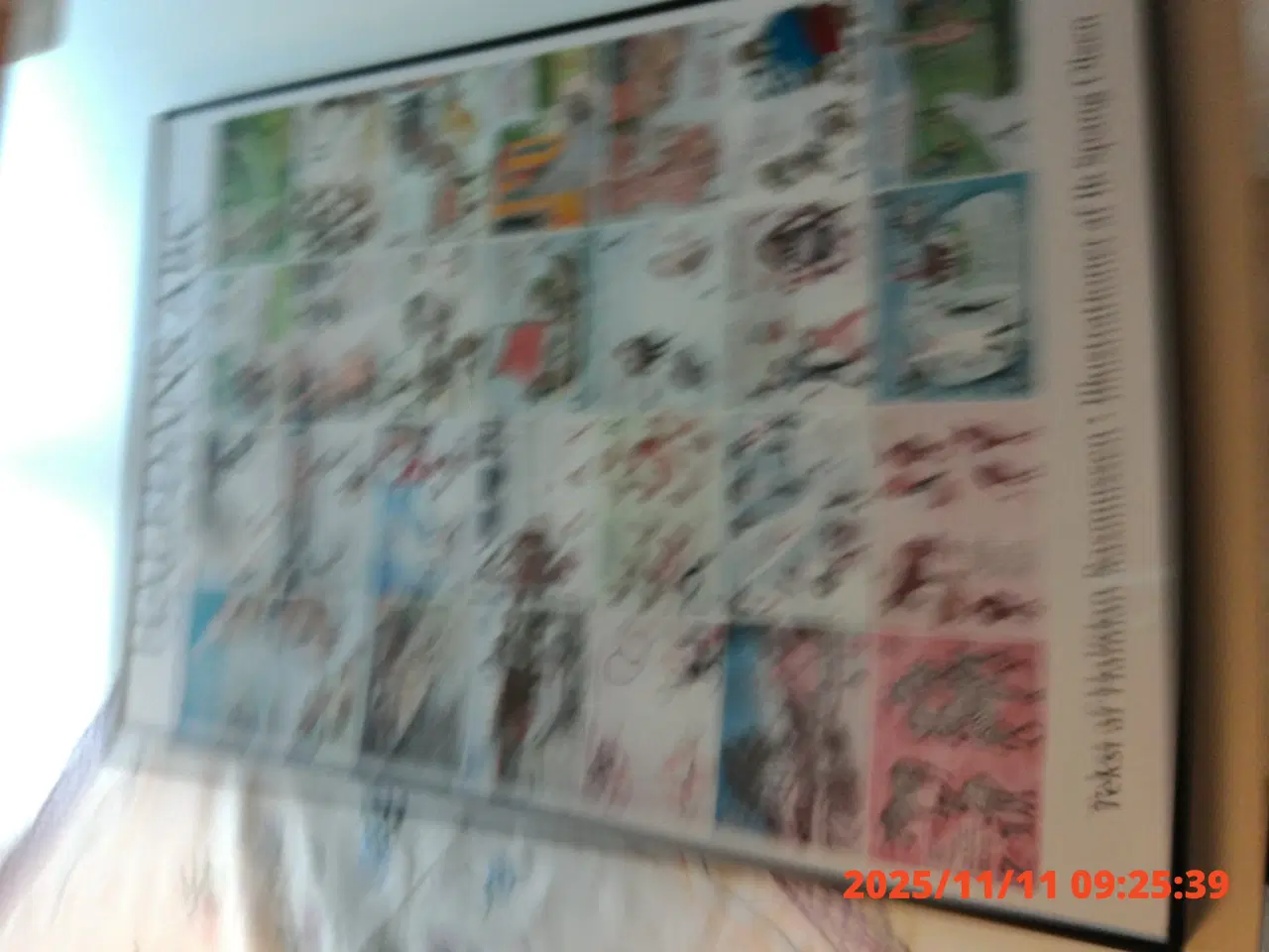 Billede 2 - Halfdans abc i aluramme 