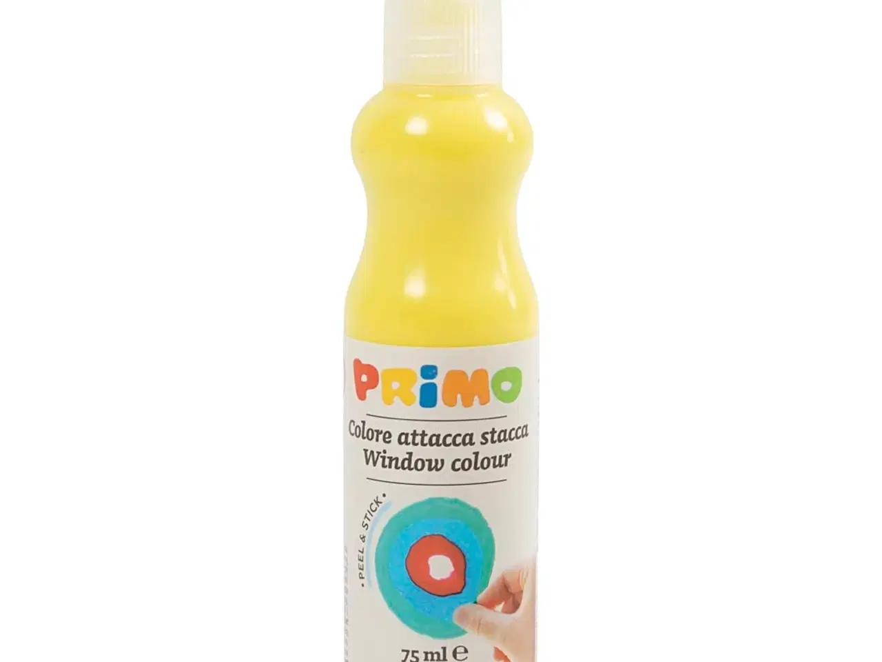 Billede 1 - Vinduesmaling, D: 3,2 cm, gul, 75ml/ 1 fl.