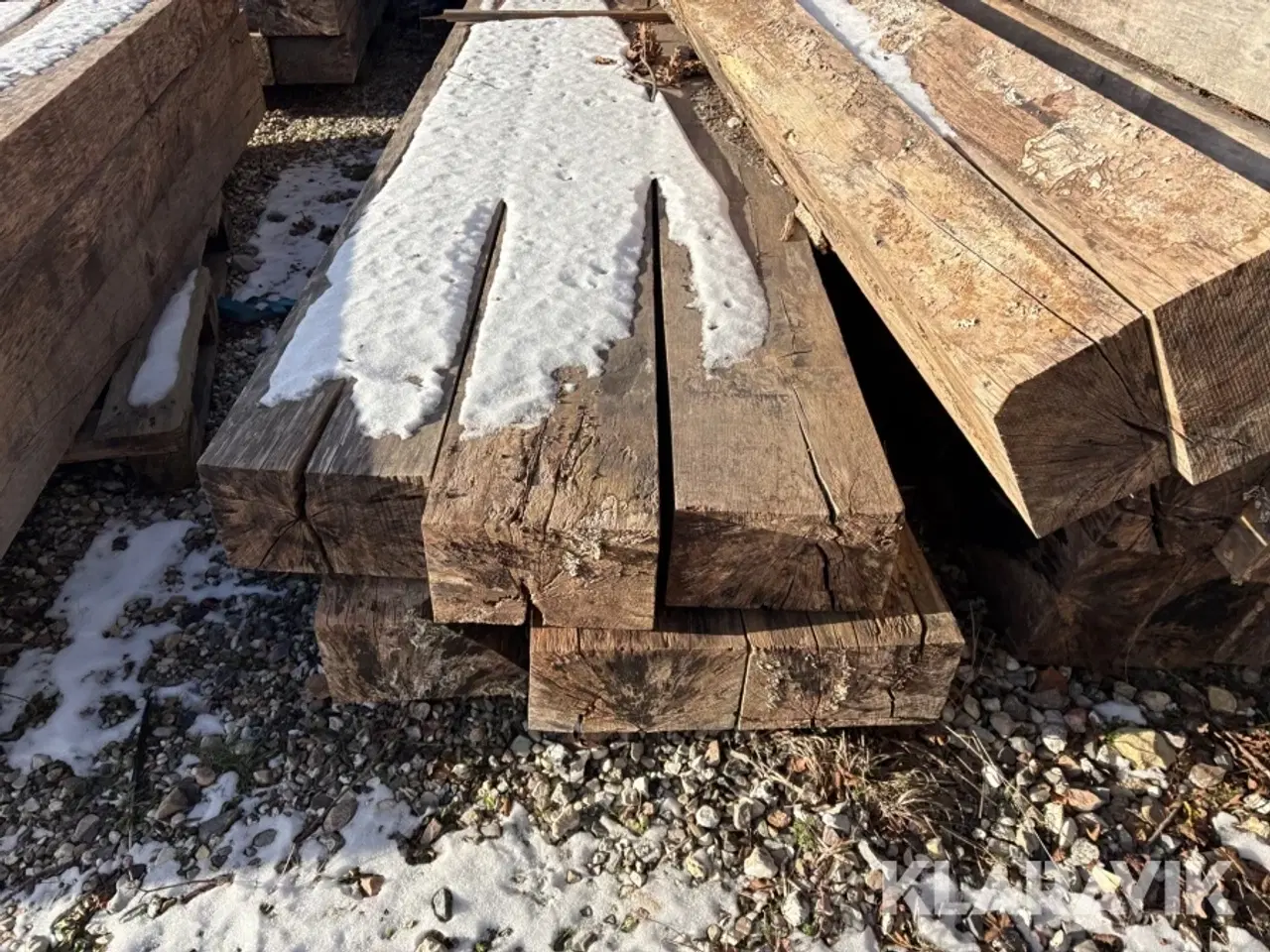 Billede 7 - Egesveller 100styk Egetræ 2600x250x150mm