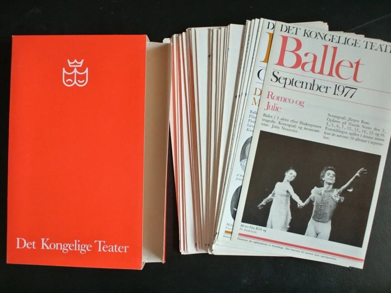 Billede 1 - den kongelige ballet repertoire 1977-78 - 1981-86,