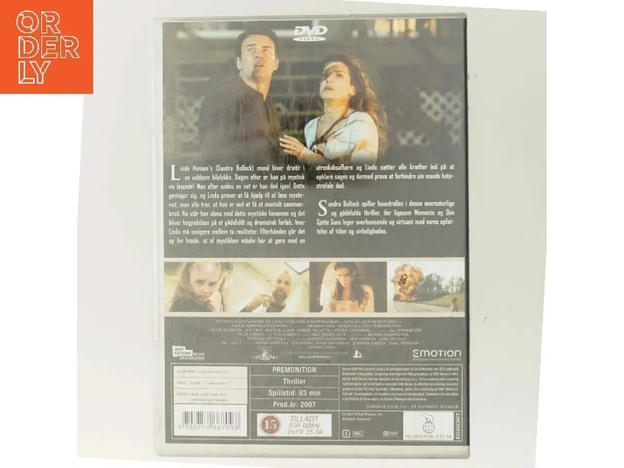 Billede 3 - Forvarsel med Sandra Bullock (DVD)