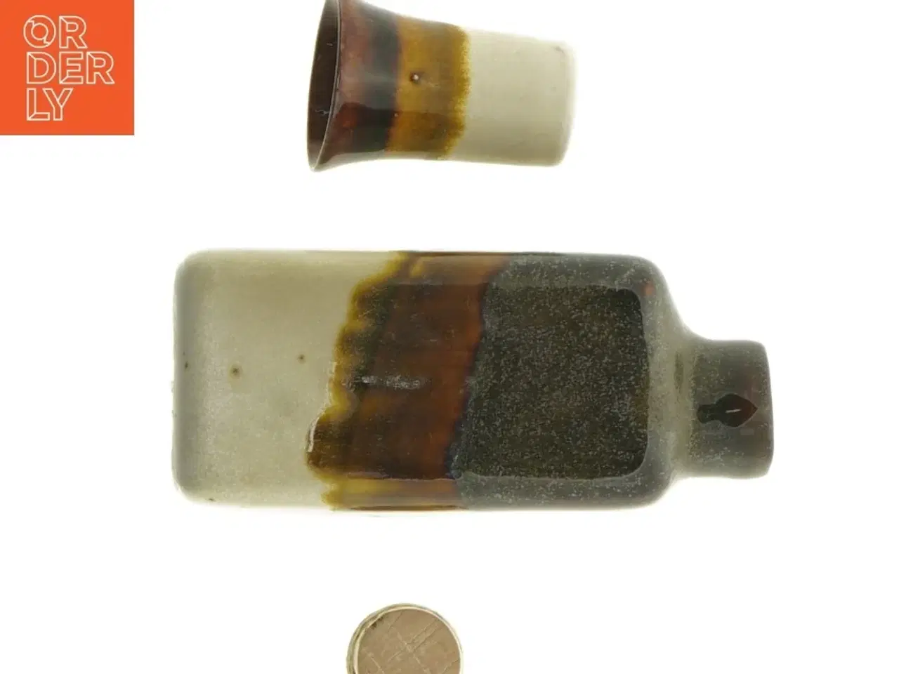 Billede 8 - Keramik Sake Sæt (str. 13 x 5 cm og 5 x 4 cm)