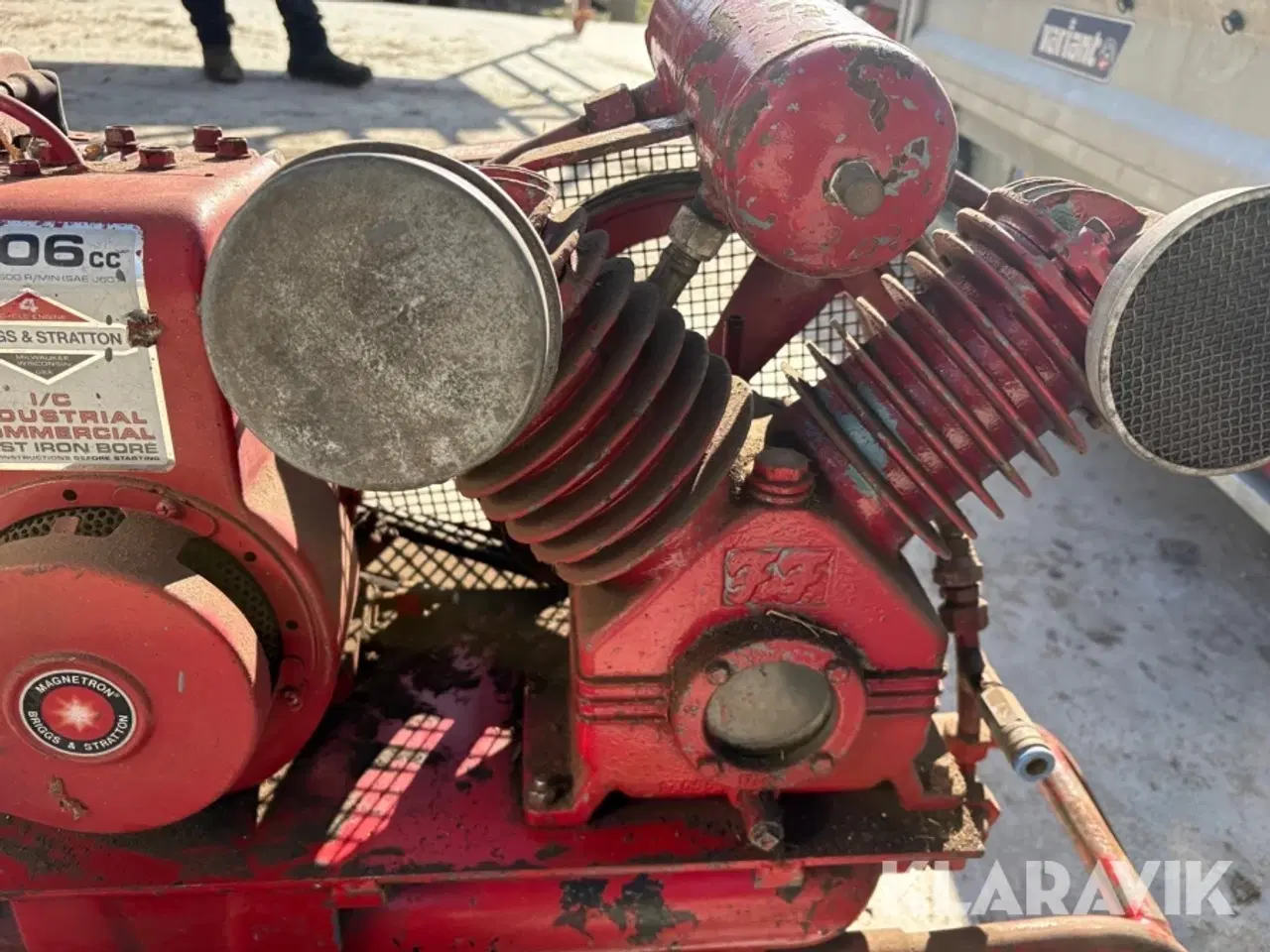 Billede 8 - Kompressor Brigss & Stratton 206cc 5Hp