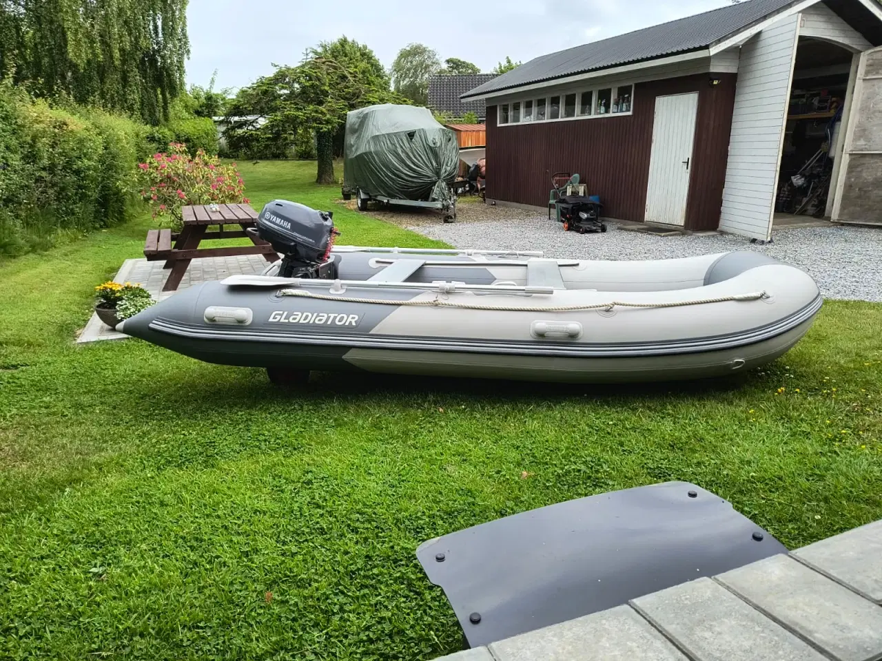 Billede 2 - Gummibåd 370 med Yamaha påhængsmotor