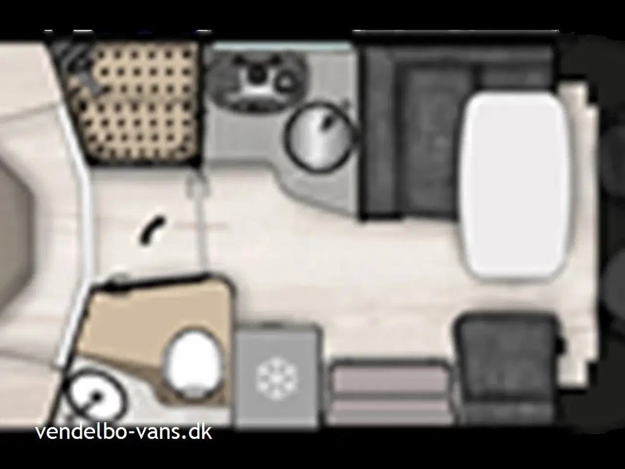 Billede 19 - 2025 - McLouis Mc4   160 cm bred dobbeltseng i midten bagerst som kan hæve/sænke