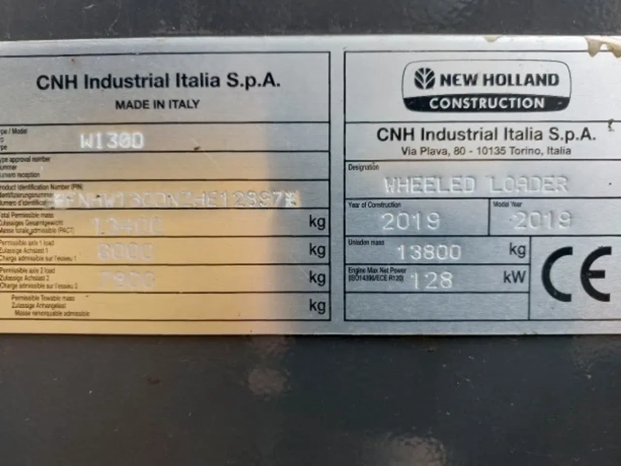 Billede 9 - Super velholdt NH W130D LR KUN 1063 timer