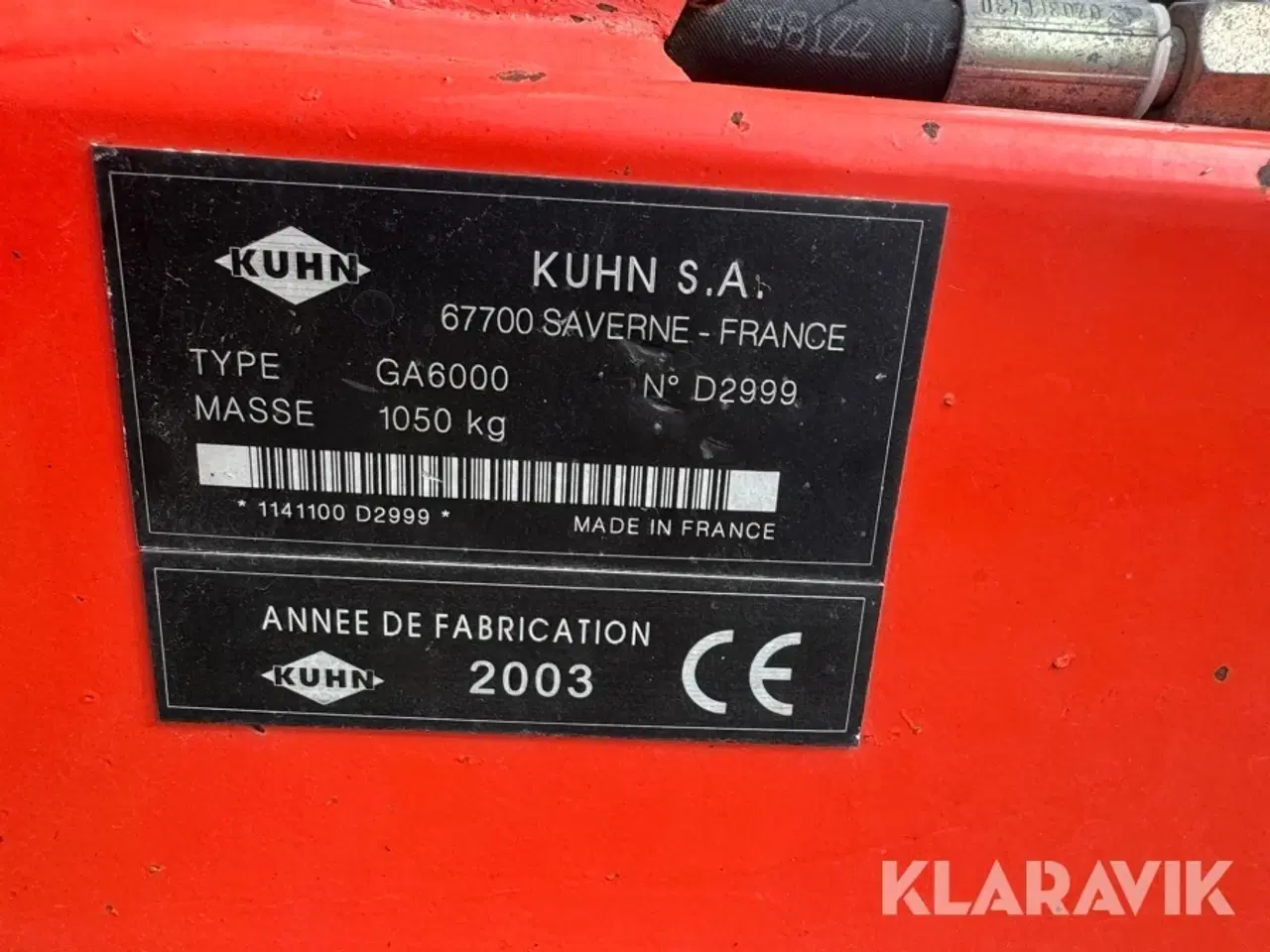 Billede 5 - Hørive Kuhn GA6000