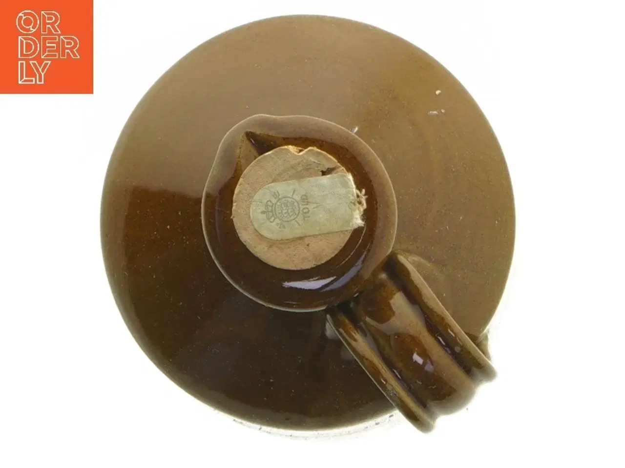 Billede 5 - Keramik flaske med korkprop (str. 19 cm)