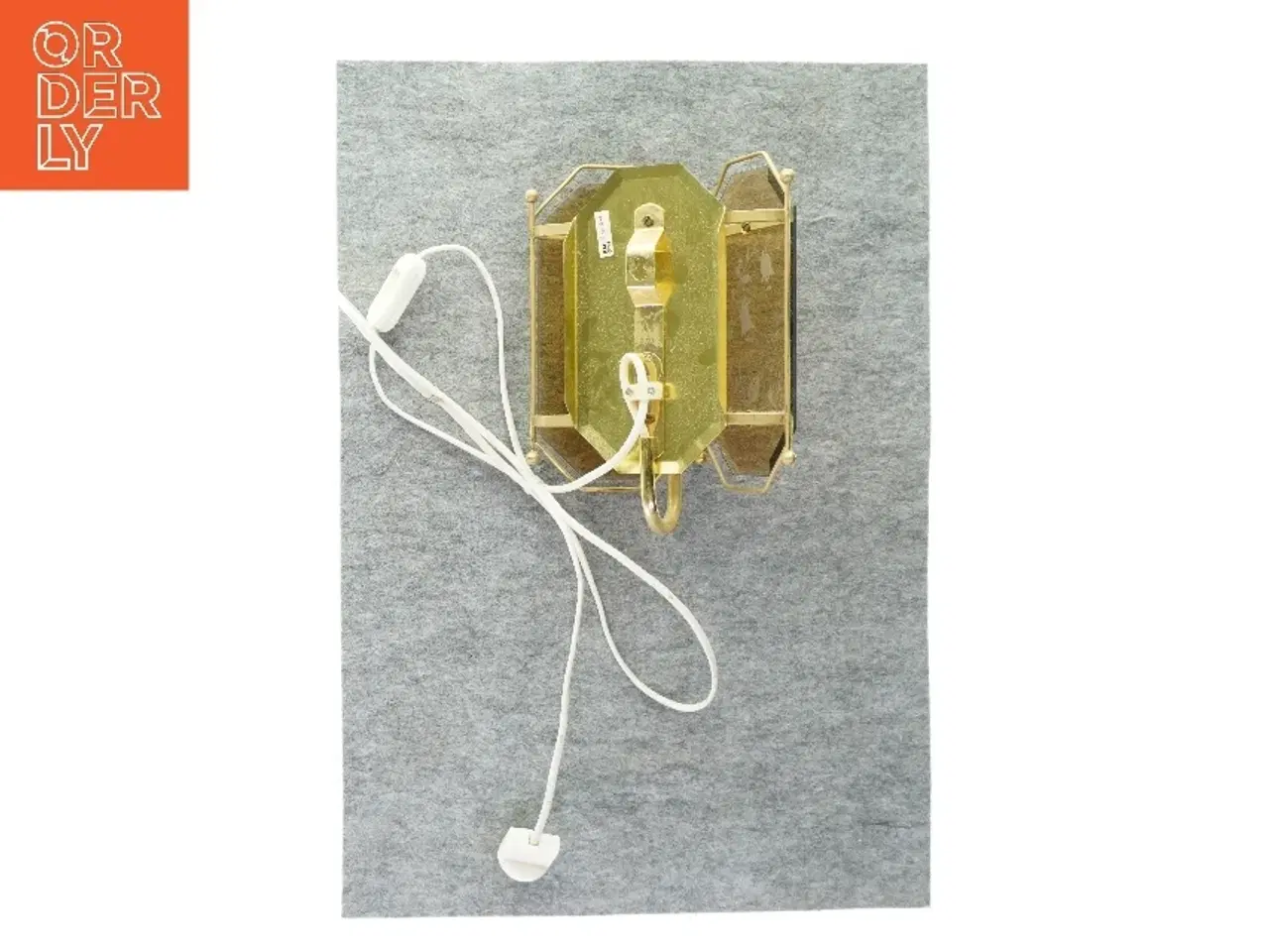 Billede 2 - Væglampe med blomsterprint fra Ukendt (str. LBH:20x11x25cm)