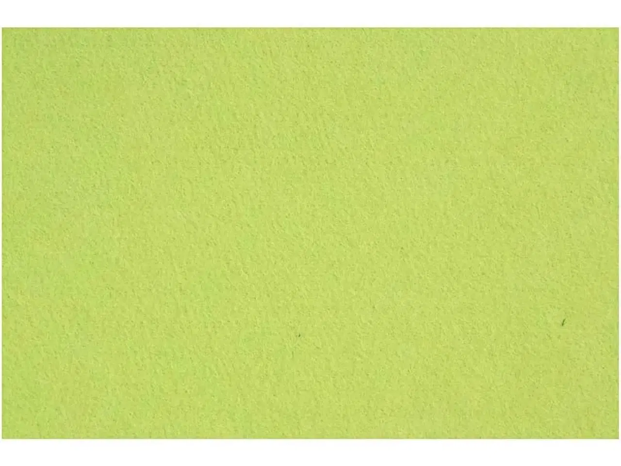 Billede 1 - Hobbyfilt, ark 42x60 cm, tykkelse 3 mm, lys grøn, 1 ark