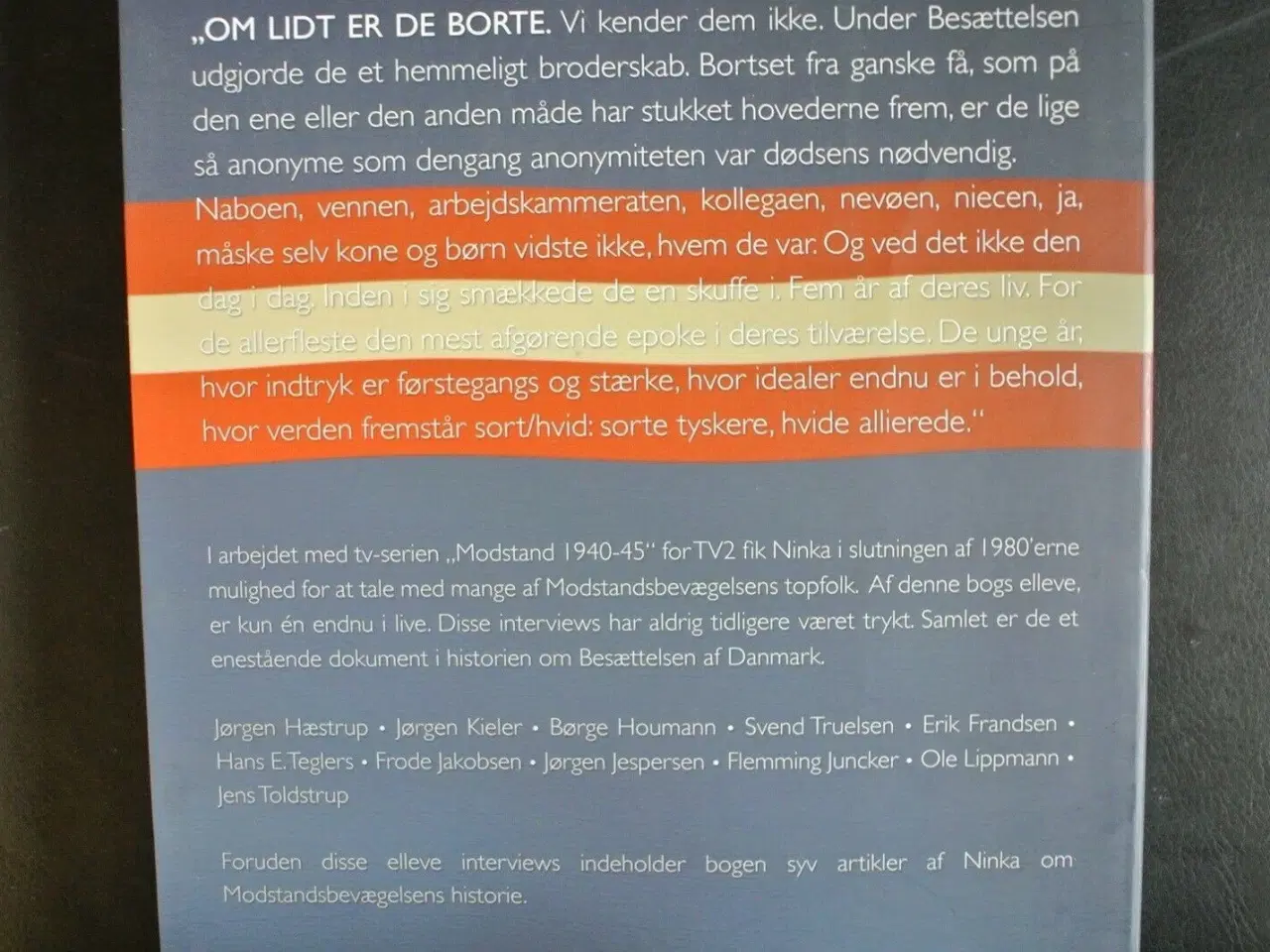 Billede 3 - om lidt er de borte - modstandsbevægelsens topfolk