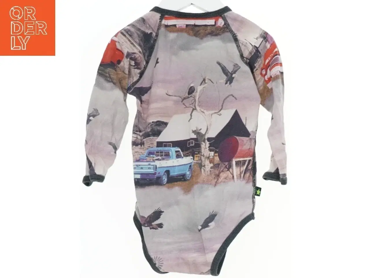 Billede 2 - Langærmet bodystocking med print fra Molo (str. 86)