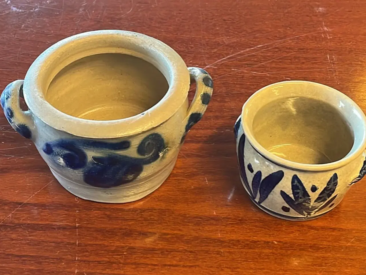 Billede 4 - Stentøjs fad og 2 krukker