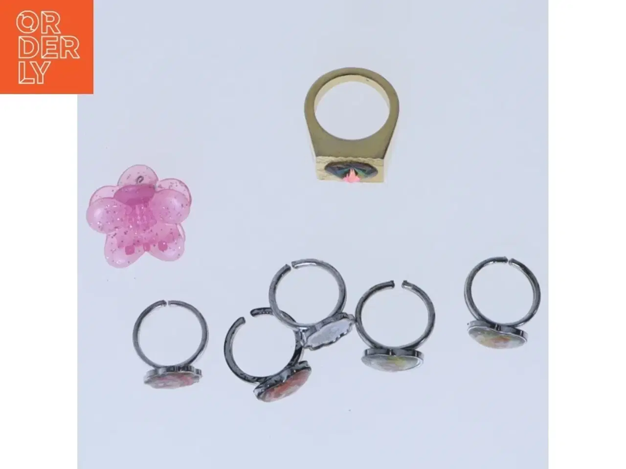 Billede 2 - Børneringe med forskellige motiver (str. 53 mm)