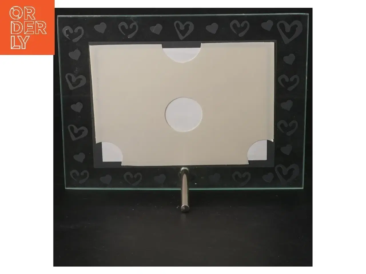 Billede 2 - Billedramme med hjerter (str. 18x14 cm)