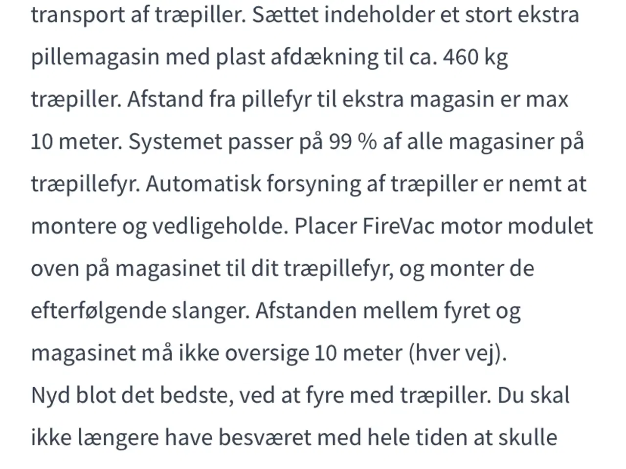 Billede 1 - Firevac transport Træpiller 