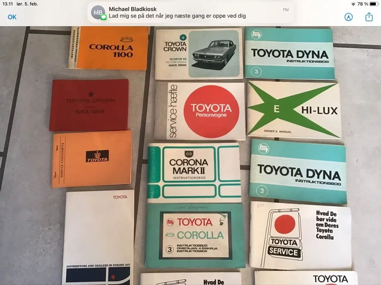 Billede 1 - Toyota bøger retro