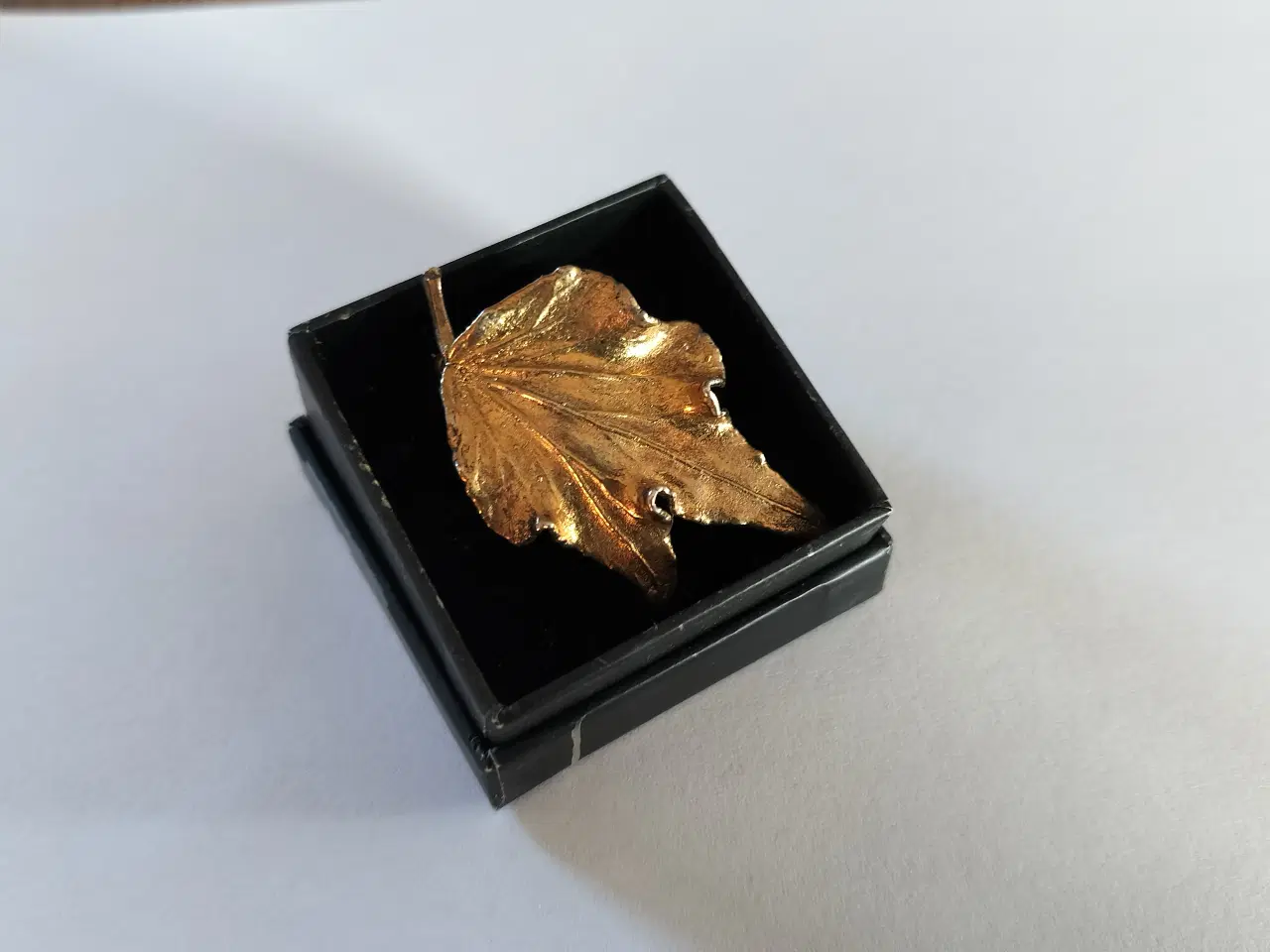 Billede 4 - Super Smuk Forgyldt Sølv Broche