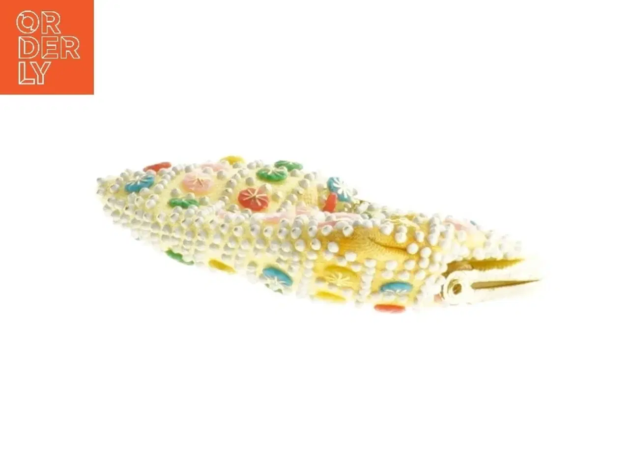 Billede 4 - Broderet pung med perler (str. 10 x 8 cm)