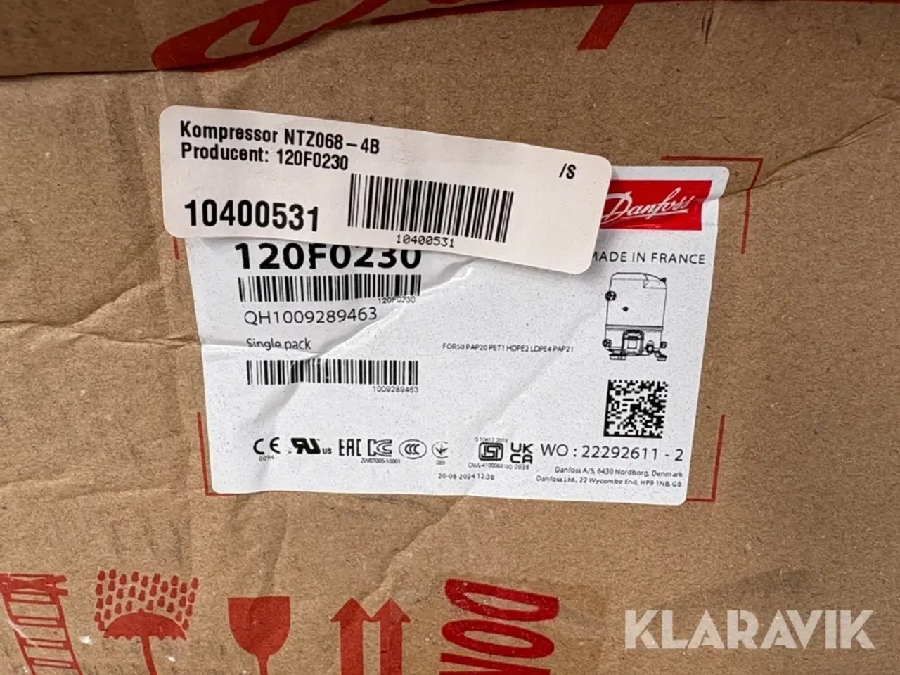 Billede 6 - 2 styk udedel til aircondition Danfoss Titanium R32