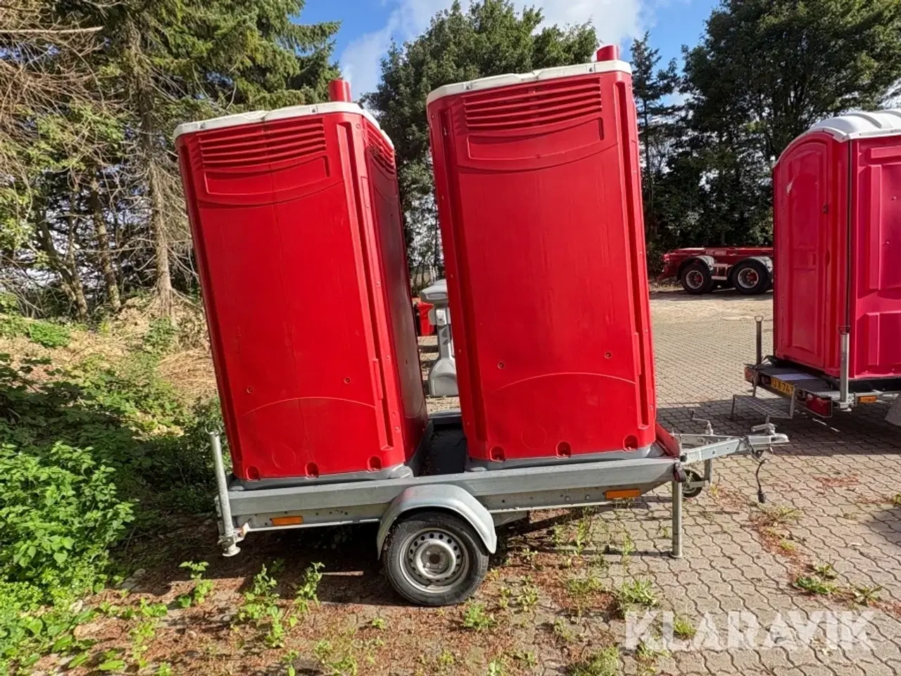Billede 4 - Dobbelt toilet trailer Stema F 7515