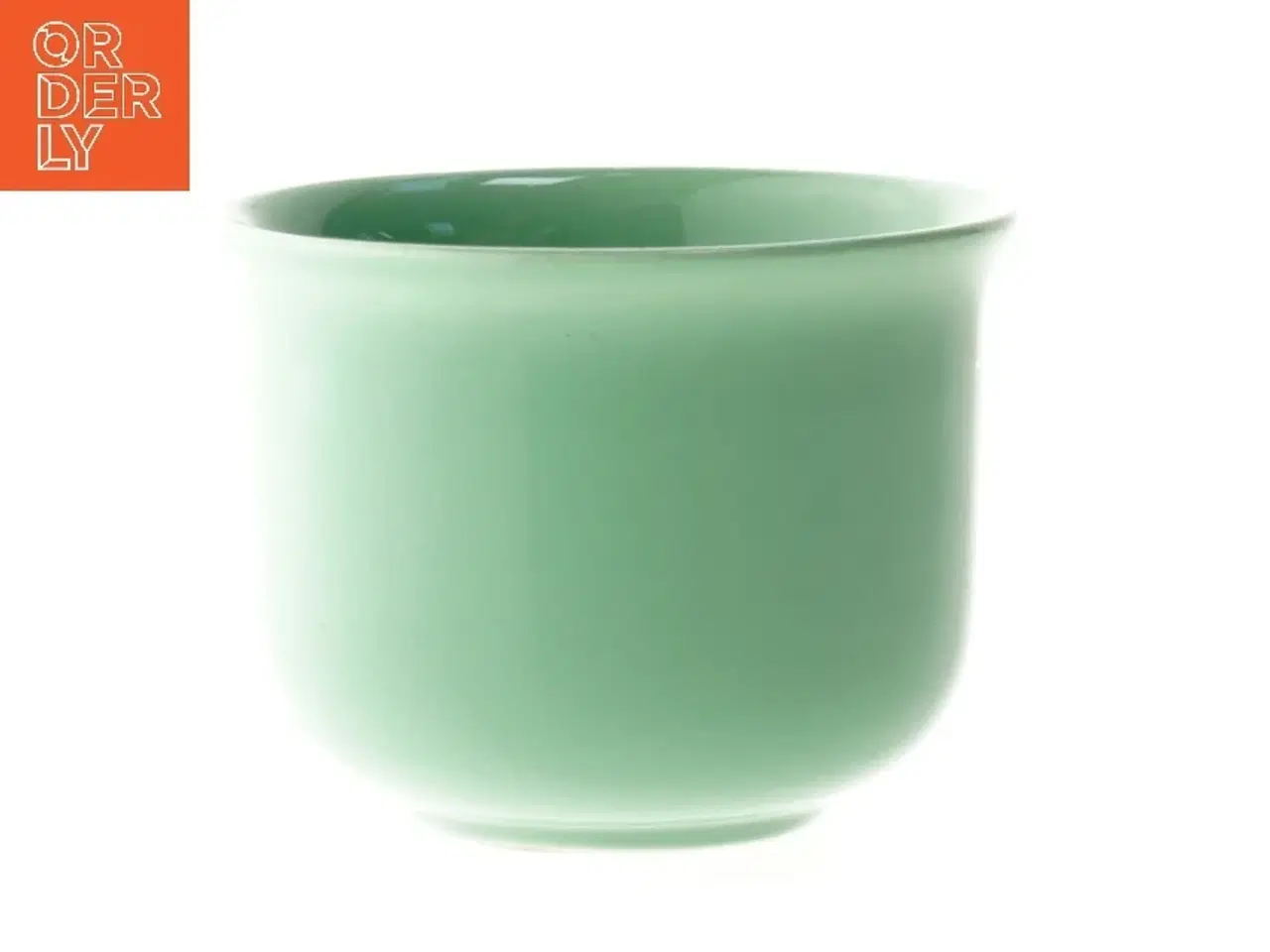 Billede 3 - Grøn keramik krukke med låg fra Cerind (str. 11 cm)