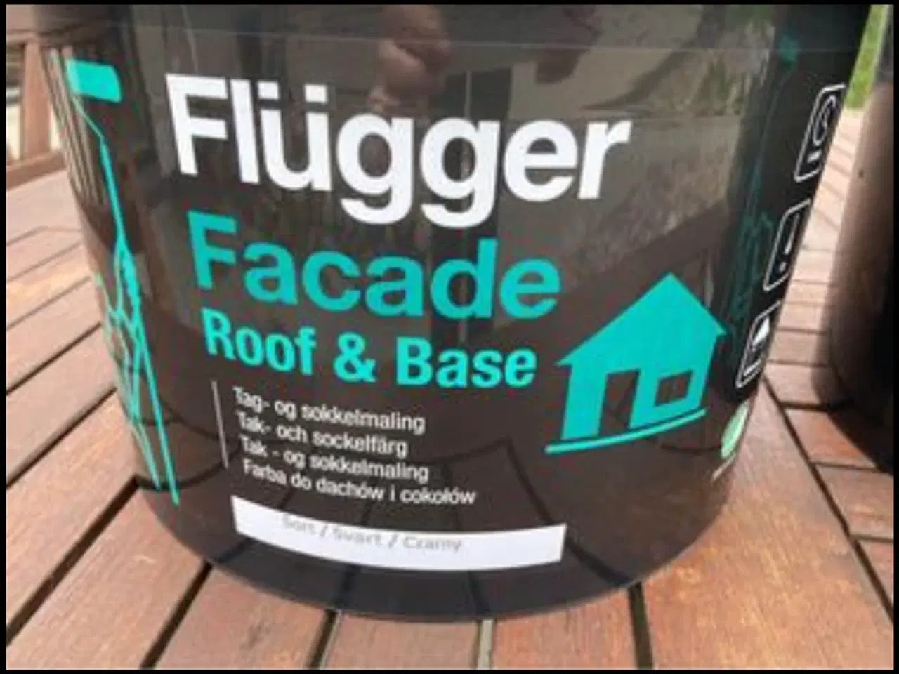 Billede 2 - Flügger Facade Roof & Base - Tag/sokkelmaling_SORT