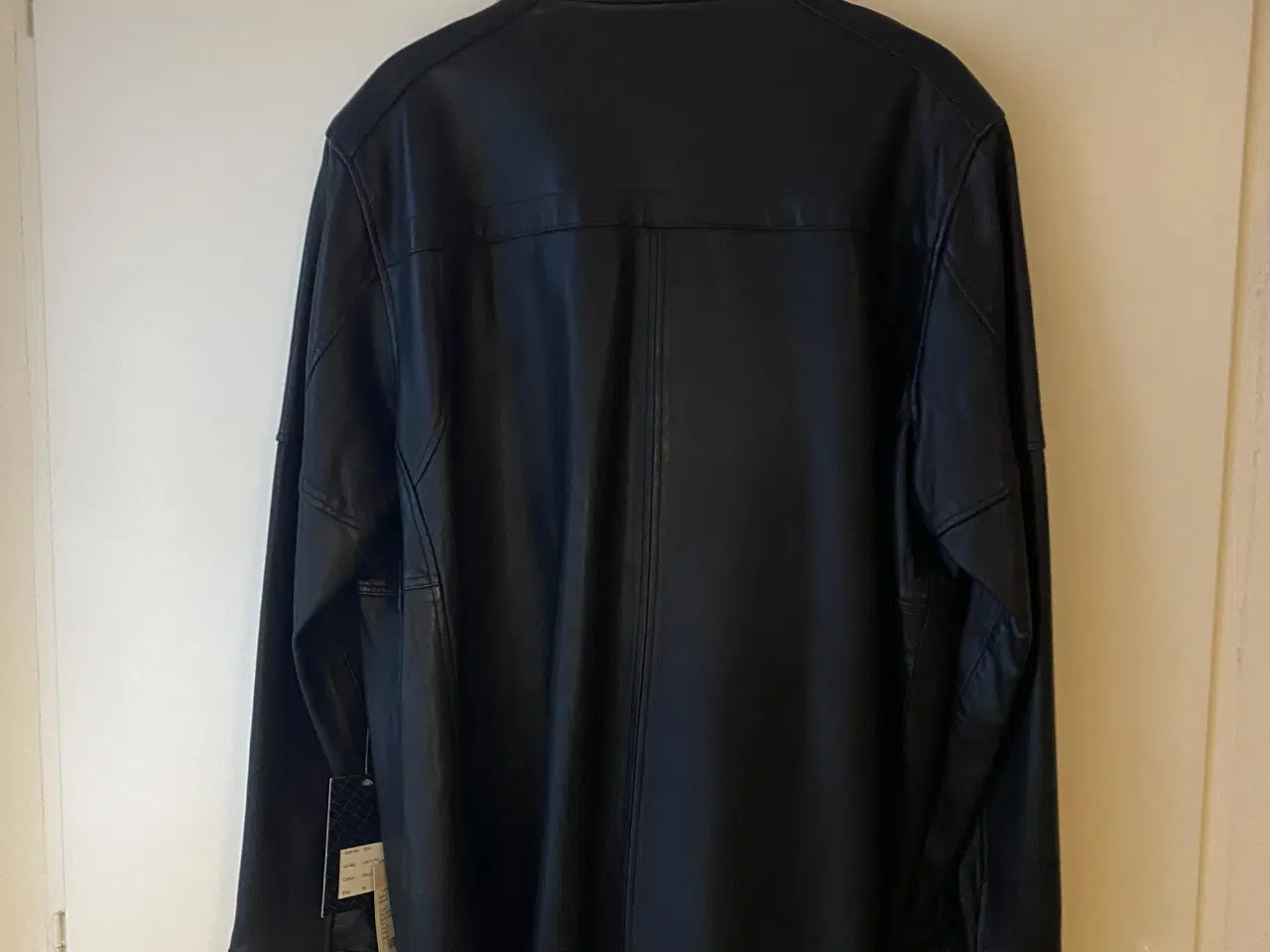Billede 2 - Læderjakke Herre Sort str. 56