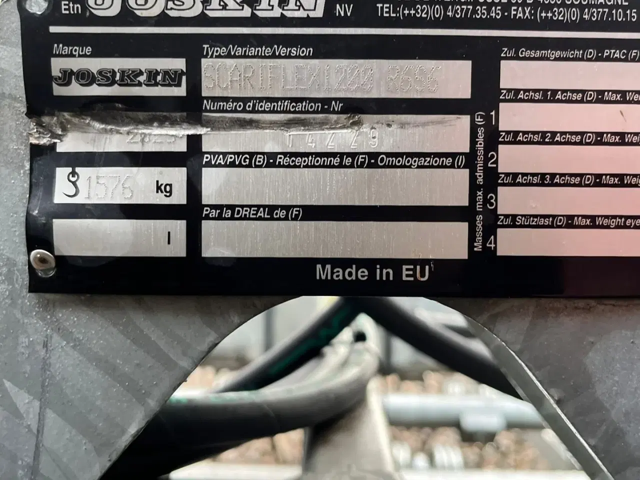 Billede 5 - Joskin SCARIFLEX 1200 R6S6 12m bredstrigle med 6rækker tænder. Noget at det ypperste man kan få.