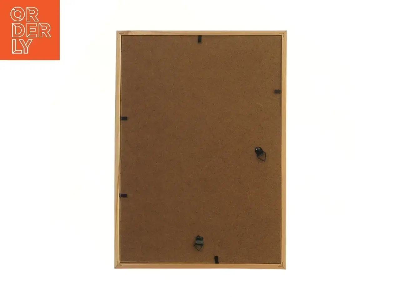 Billede 2 - Træramme med glas (str. 32x23,5 cm)