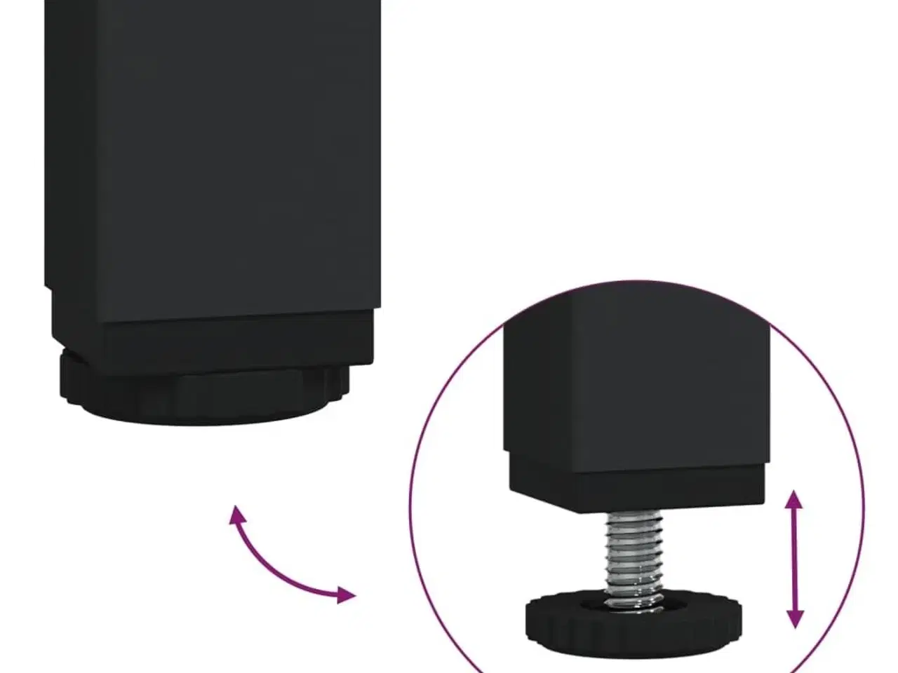 Billede 9 - Konsolbord 100x28x75 cm konstrueret træ sonoma-eg