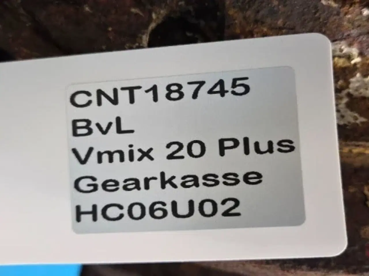Billede 15 - BvL V-Mix20 Plus Gearkasse