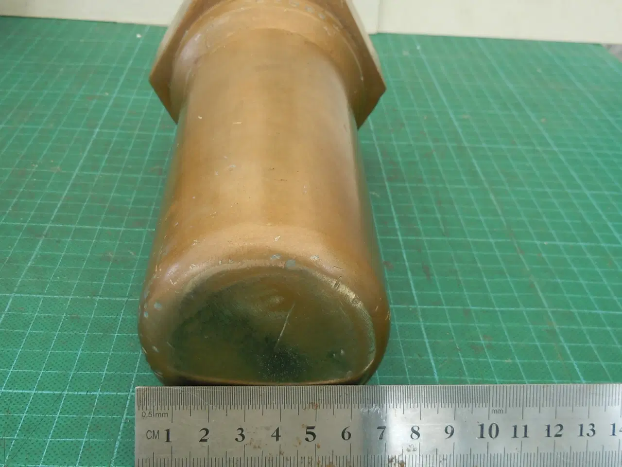 Billede 5 - Kæmpe topmøtrik, 3,3 kg bronze