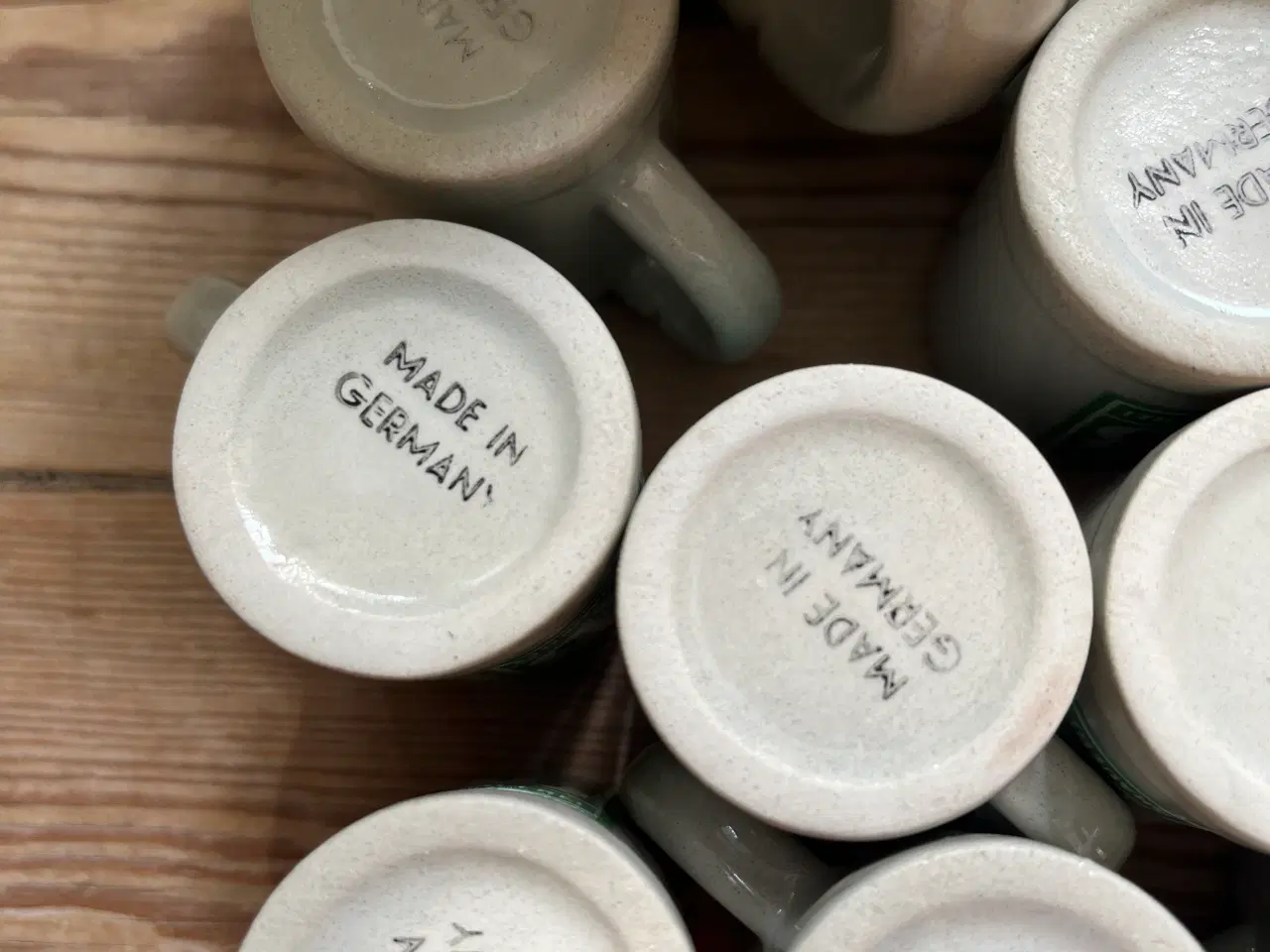 Billede 8 - DAB ølkrus og snapseglas porcelæn