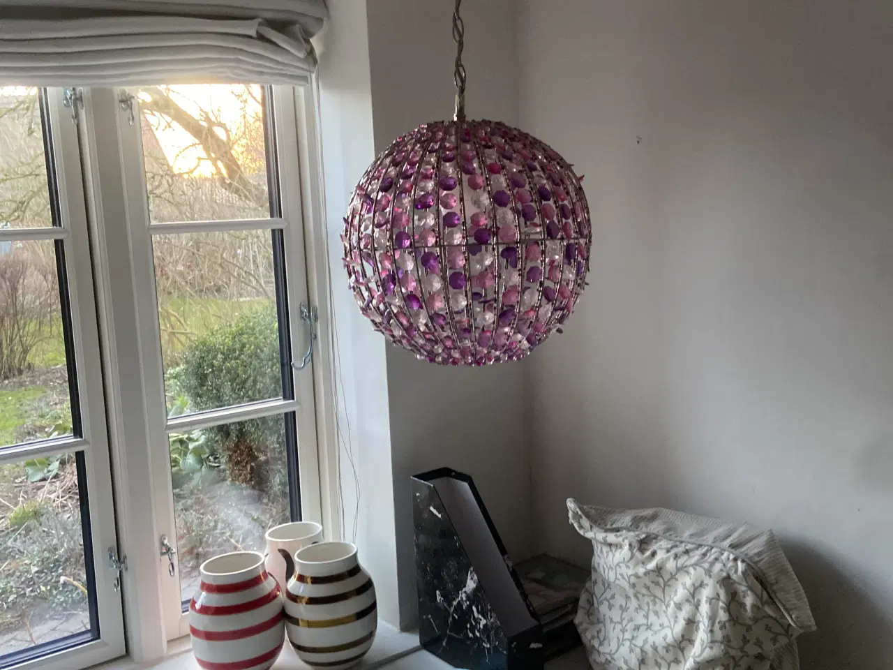 Billede 1 - Pendel i lyserød