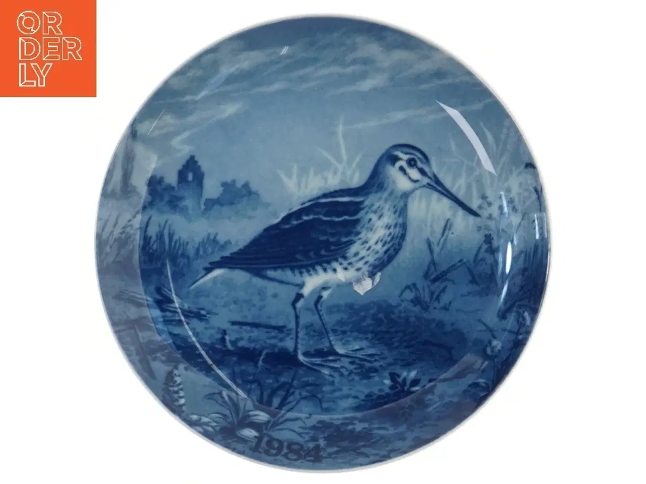 Billede 1 - Dekorativ jagtplatte 1984 (str. Ø 19,5 cm)