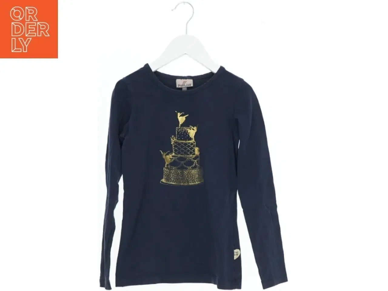 Billede 1 - Langærmet bluse med print fra Pomp de Lux (str. 134)