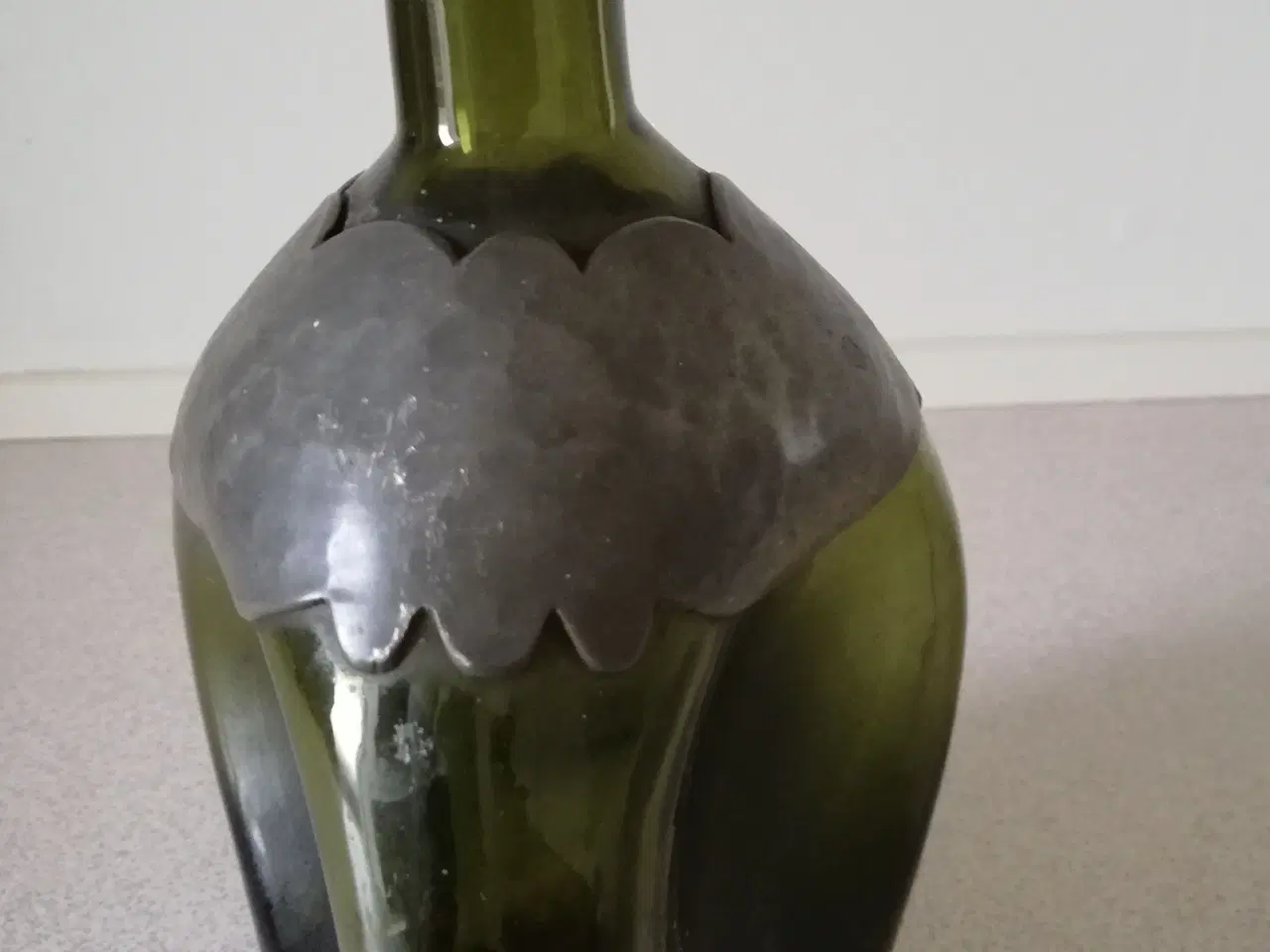 Billede 6 - Retro vaser i glas m/tin