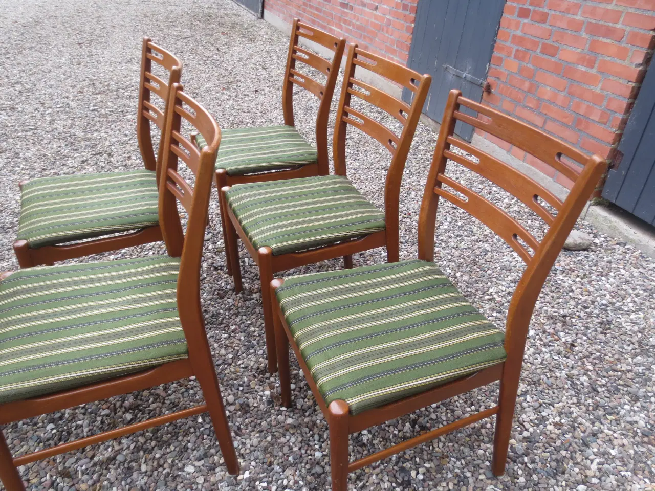 Billede 6 - 6 stk Teak Spisebordsstole 