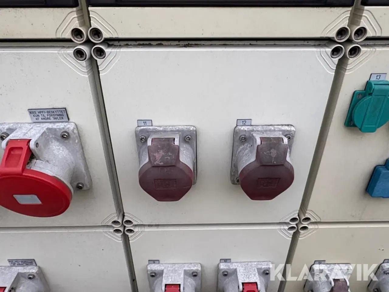 Billede 10 - Byggestrømstavle
